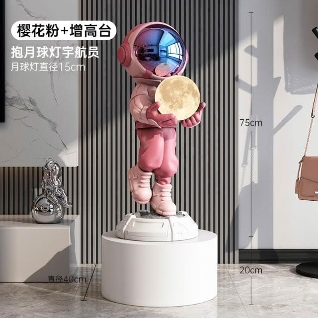 漫步太空人宇航員落地擺件客廳大型藍牙音響沙發邊電視櫃飾品擺設