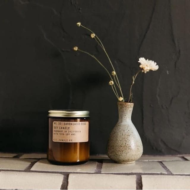 【P.F. CANDLE CO.】P.F. PF CANDLE CO. 手工香氛蠟燭 7.2oz  - 檀香玫瑰