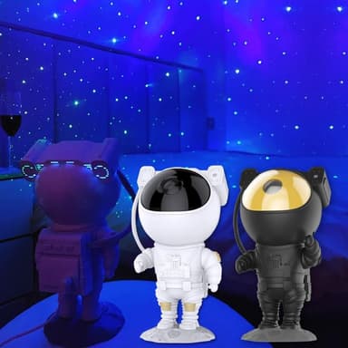 太空人投影夜燈 投影夜燈 宇宙人投影燈 派對投影 夢幻星空 宇宙 夢幻 交換禮物 聖誕節
