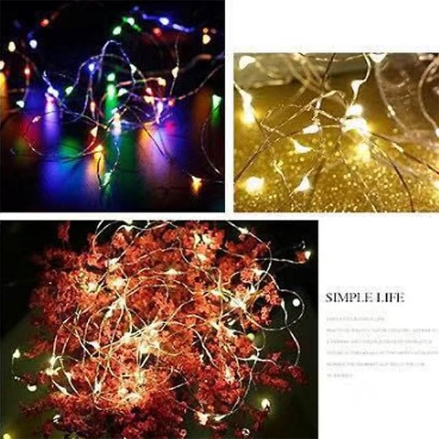 七彩燈串 1米 LED燈 禮物裝飾 燈 燈串 燈飾