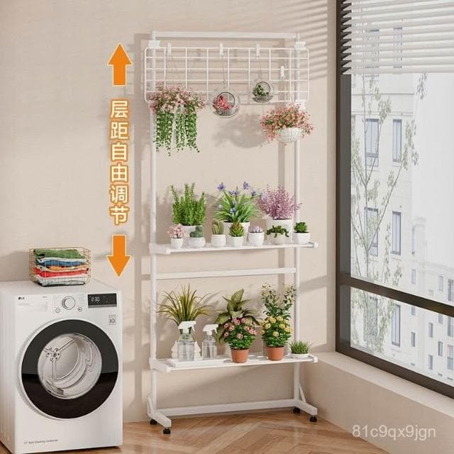 🎉特價下殺 花架 陽臺花架 落地架 多肉花架置物架陽臺爬藤架子鐵藝層架多層客廳落地花盆託架多功能 植物花架 盆栽架