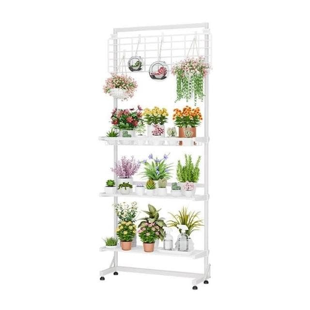 🎉特價下殺 花架 陽臺花架 落地架 多肉花架置物架陽臺爬藤架子鐵藝層架多層客廳落地花盆託架多功能 植物花架 盆栽架