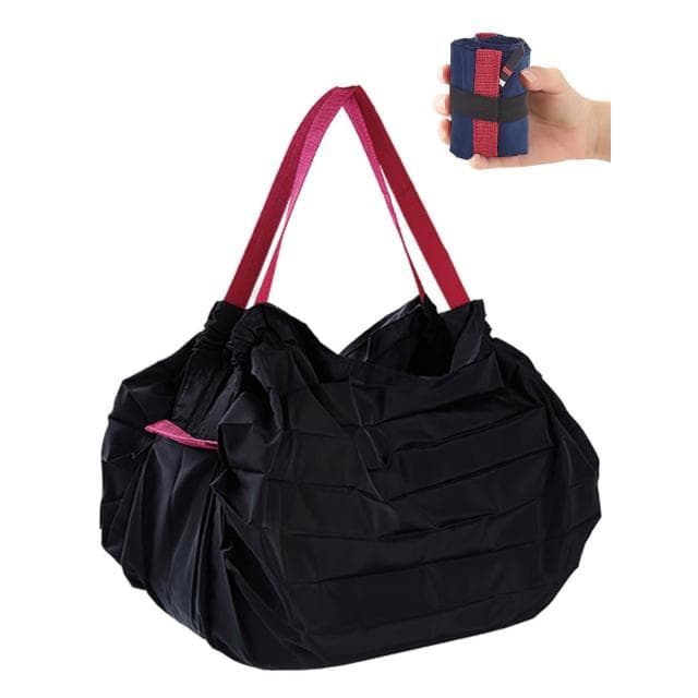 日式超市可折叠环保购物袋便携单肩男女大容量防水买菜包收纳手袋