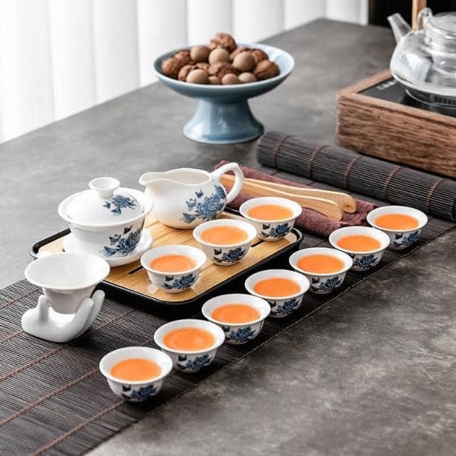 小慕Kogure 旅行茶具 茶具組 茶杯 隨身茶壺 茶具套裝 茶組 旅行茶杯 便攜旅行功夫茶具套裝便攜收納 輕巧隨性 茶具組 茶杯
