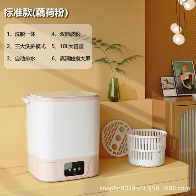 爆款 懶人全自動智能迷你洗衣機嬰兒洗脫一體宿舍專用襪子機