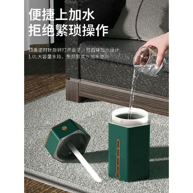 空調加濕器大霧量家用臥室孕婦嬰兒室內小型空氣淨化器2023新款辦公室桌面噴霧宿舍學生女生生日禮物床頭夜燈