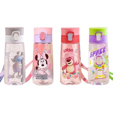 【Disney 迪士尼】可愛隨手杯 470ML(正版授權 巴斯光年 三眼怪 草莓熊 米奇 米妮 運動水壺 兒童水壺 隨身水壺 隨身杯 大容量水瓶 母嬰Tritan材質 茶杯 保溫瓶 雙飲 送禮 生日禮物 交換禮物 聖誕禮物)