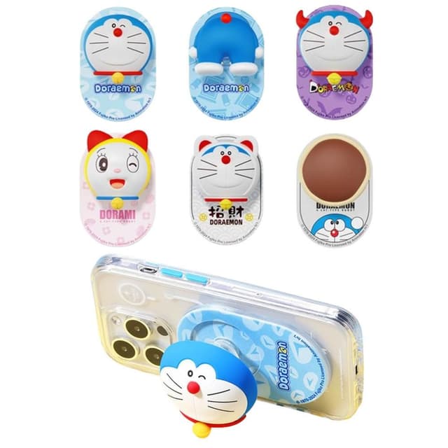 【Doraemon 哆啦A夢】哆啦A夢 手機支架 盲盒 懶人支架 趣味 解壓 磁吸手機支架 氣囊手機支架 旋轉支架 送禮 生日禮物 交換禮物 聖誕禮物