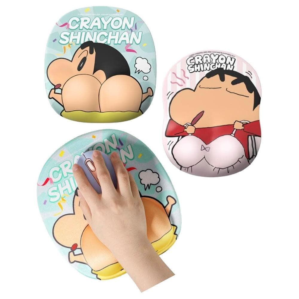 【Hello 蠟筆小新】護腕 滑鼠墊 鍵盤墊 書桌墊 鼠標墊 墊子 卡通 軟萌 可愛 少女 桌墊 學生 電腦 鍵盤 滑鼠 送禮 生日禮物 交換禮物 聖誕禮物