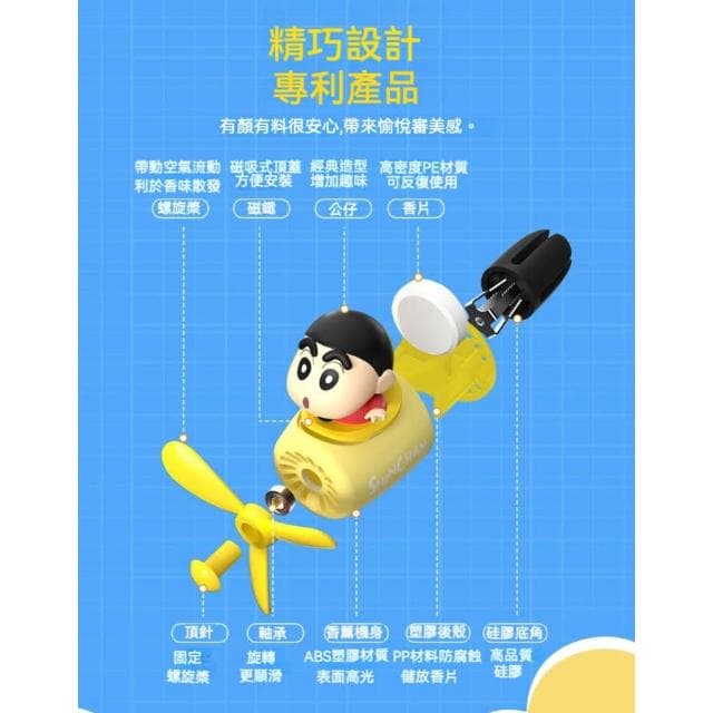 【Hello 蠟筆小新】蠟筆小新 飛機香薰 動感超人 小新 小白 車用香水 飛機 萌爆 車用 薰香器 汽車香薰 冷氣出風口香水 冷氣口香薰 交換禮物 聖誕禮物 送禮 生日禮物 禮物 禮品