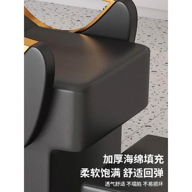 廠家直銷網紅半躺理髮店專用洗頭床高檔髮廊沖水床歐式簡約美髮店