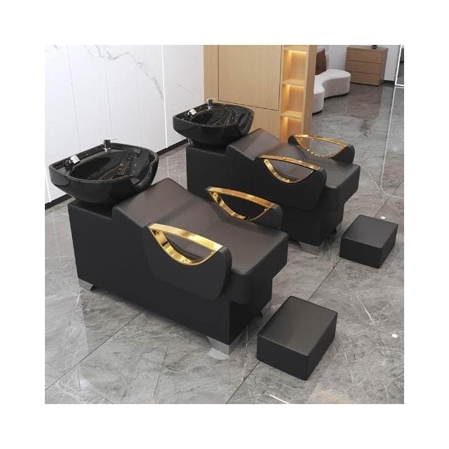 包郵美髮店髮廊專用沖水床廠家直銷理髮店洗頭床新款半躺式洗發床