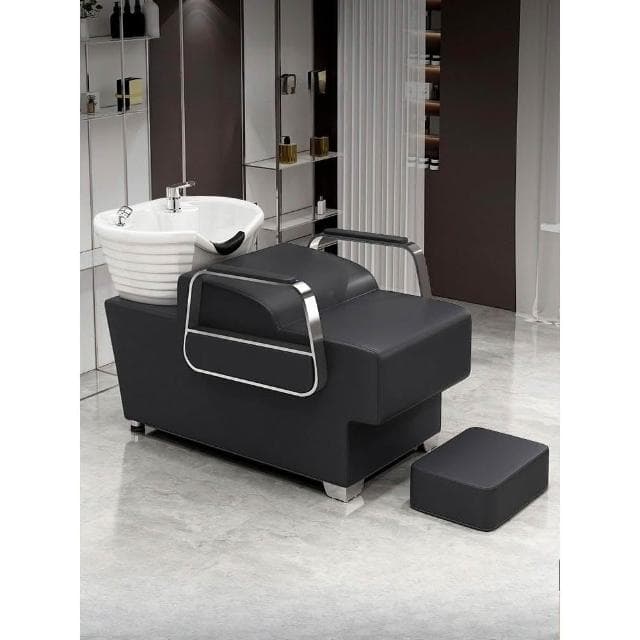 洗頭床理髮店專用美髮店髮廊輕奢網紅潮店簡約半躺沖水床廠家直銷