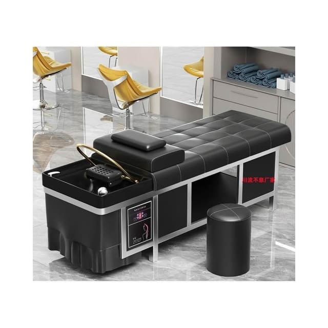 不銹鋼洗頭床泰式水迴圈薰蒸熱水器頭療理髮店髮廊美容院按摩床