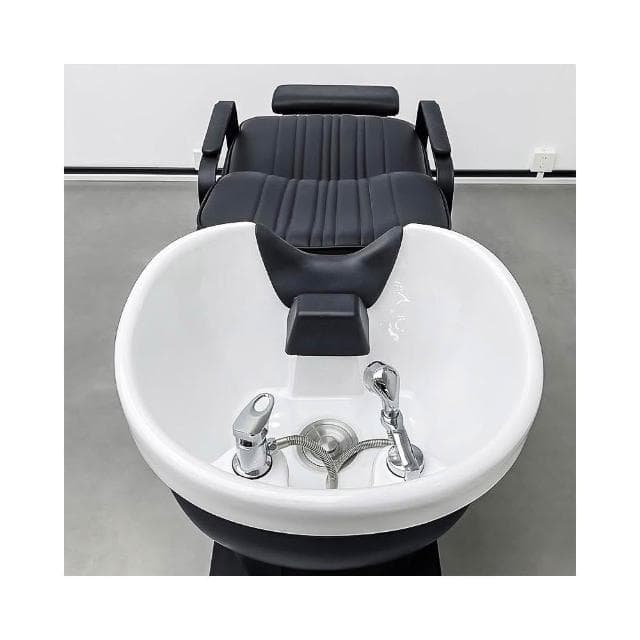 網紅理髮洗頭床時尚美髮店陶瓷深盆簡約半躺式沖水床高端髮廊專用
