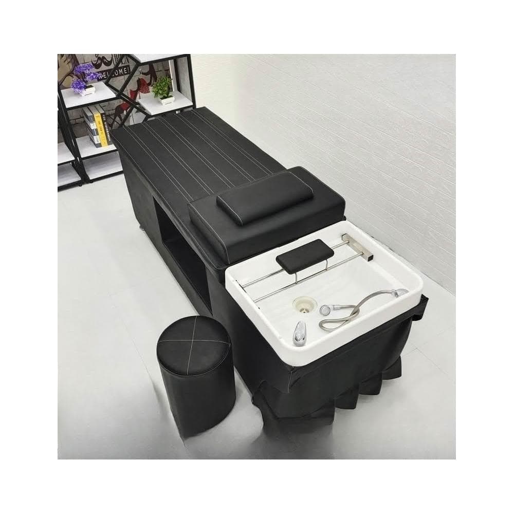 包郵洗頭床髮廊理髮店專用全躺床泰式恒溫水迴圈帶薰蒸按摩采耳床