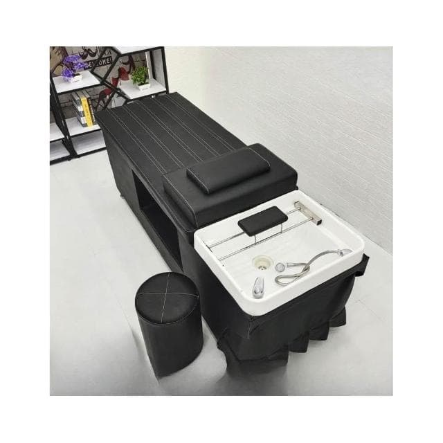 包郵洗頭床髮廊理髮店專用全躺床泰式恒溫水迴圈帶薰蒸按摩采耳床