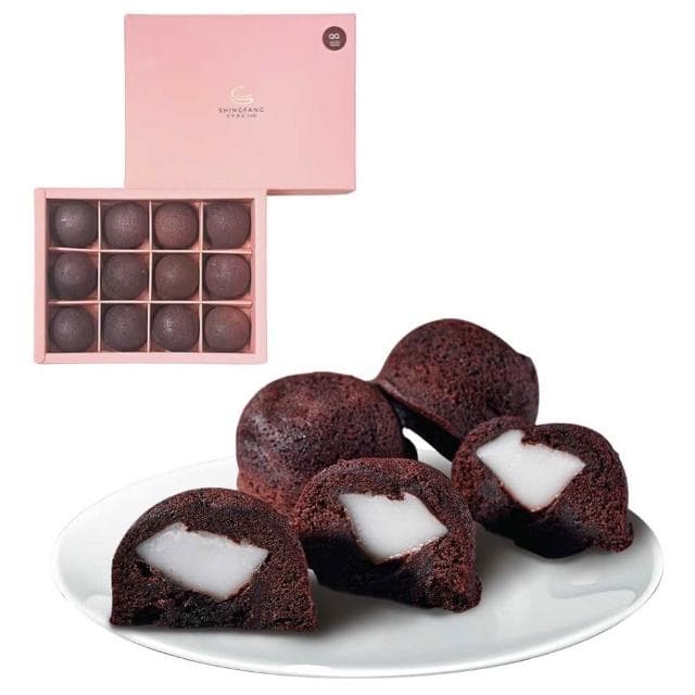 【杏芳食品】QQ布朗尼一盒12入 禮盒 禮物