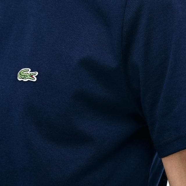 【LACOSTE】LACOSTE 鱷魚 10A/10YR 紅色 深藍 小孩上衣 童裝 圓領短袖T恤 圓領衫(10A/10YR 童裝)