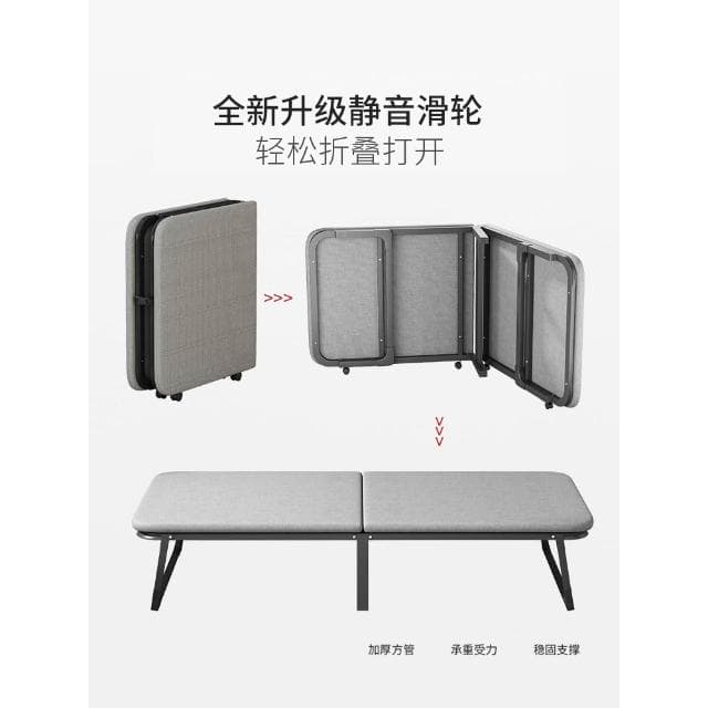 簡易折疊床單人辦公室午休神器硬板行軍床躺椅午睡床隱形便攜小床