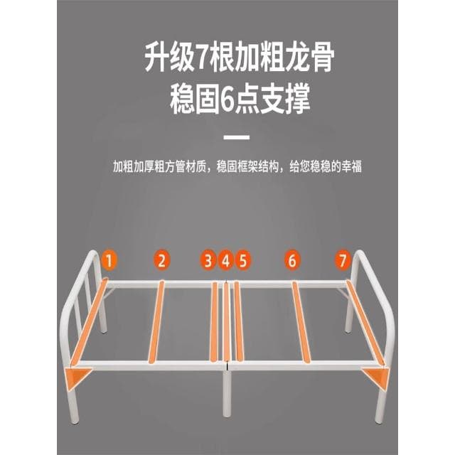 折疊床單人床家用簡易月嫂陪護床雙人1米2午休小床成人出租房鐵床