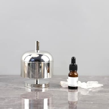 現代簡約金屬無火香薰香氛精油擴香器藝術擺件客廳臥室家居裝飾品