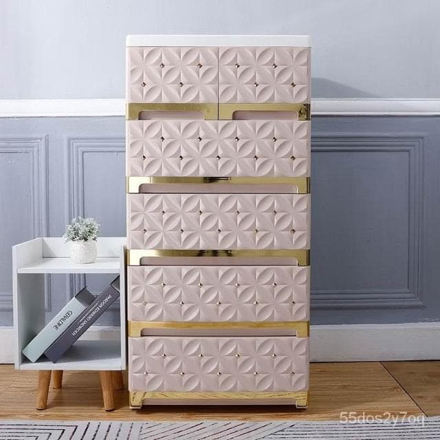 優選😊優品 歐式加厚抽屜式收納櫃 塑料大號收納箱嬰兒童儲物櫃 寶寶衣櫃 整理箱 寶寶衣架 衣櫥 塑膠櫃 寶寶簡易衣櫃