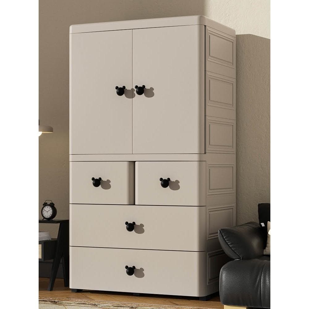 70/80cm特大加厚寶寶衣櫃嬰兒收納櫃簡易兒童衣櫥衣服整理儲物櫃