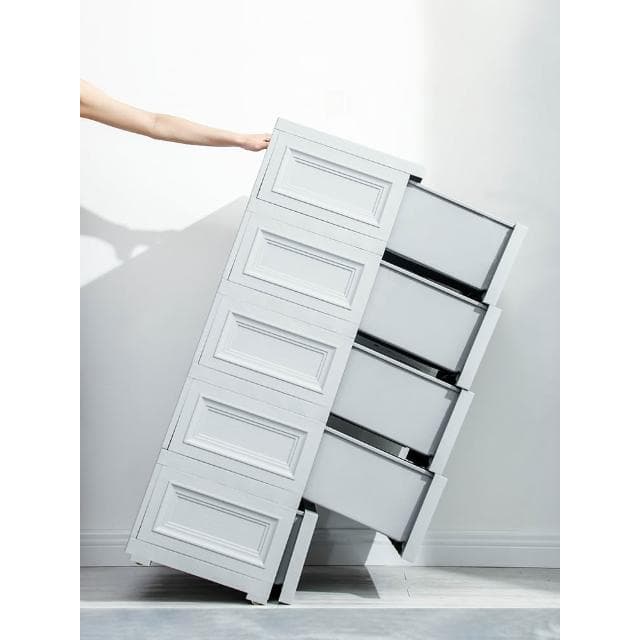 加厚抽屜式收納櫃塑膠多層兒童寶寶嬰兒衣櫃儲物櫃整理櫃五斗櫃子