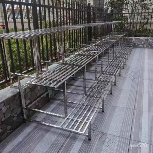 🎁品質保證🎁廠傢免運 不鏽鋼花架 多層階梯置物架 花盆 盆栽花架 花架陽臺落地式 花盆架 多肉花架 盆栽架 植物架 不鏽