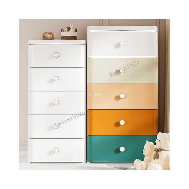 加厚抽屜式收納櫃多層塑料零食櫃置物櫃傢用寶寶衣櫃嬰兒童儲物櫃*下殺特惠