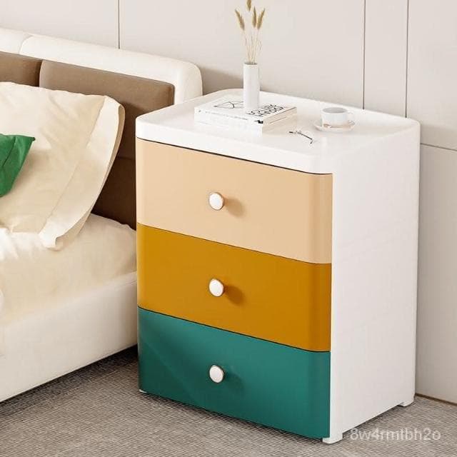 加厚抽屜式收納櫃多層塑料零食櫃置物櫃傢用寶寶衣櫃嬰兒童儲物櫃*下殺特惠