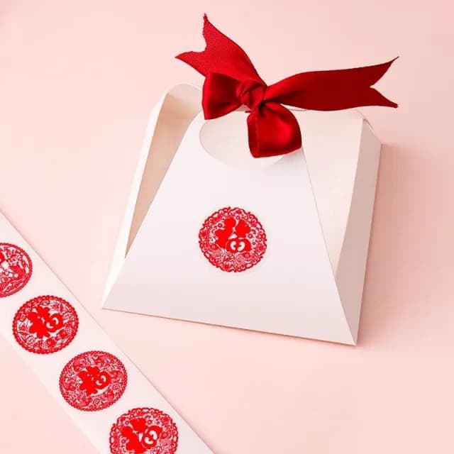 過年 新年 春節 禮物封口裝飾貼紙 喜氣貼紙 禮品裝飾 春節裝飾 多款可選