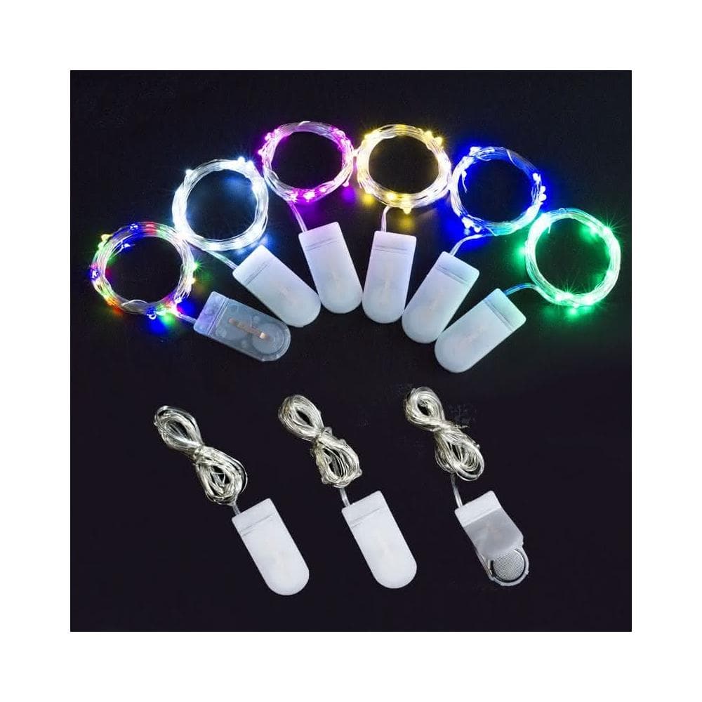 房間裝飾燈 LED 燈串 螢火蟲燈 防水燈串 銅線燈 裝飾燈聖誕節 串燈 裝飾 佈置 銅芯燈 禮物燈 _ 300cm扁盒