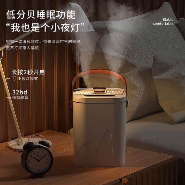 K總推薦 雙噴加濕器大霧量家用辦公室桌面臥室靜音大噴霧孕婦嬰兒空氣淨化香薰精油空調女生禮物宿舍學生