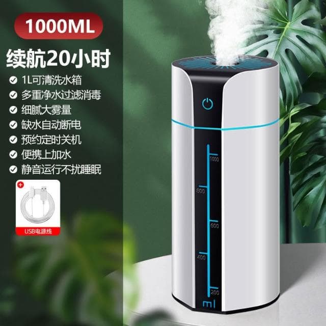 加濕器小型辦公室桌面靜音臥室宿舍學生家用迷你便攜式水霧機usb充電空氣香薰機車用噴霧孕婦嬰兒補水保濕器