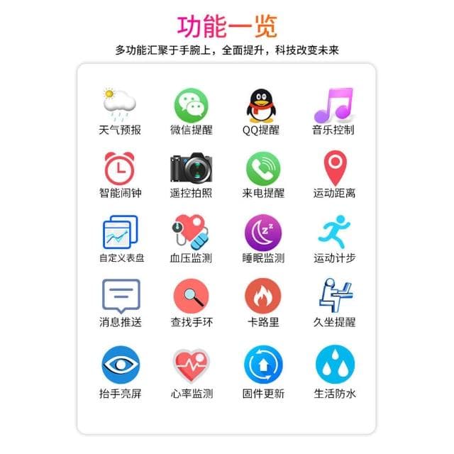 2025新款智能手錶適用於小米手機貓眼石監測心率運動手環女款學生