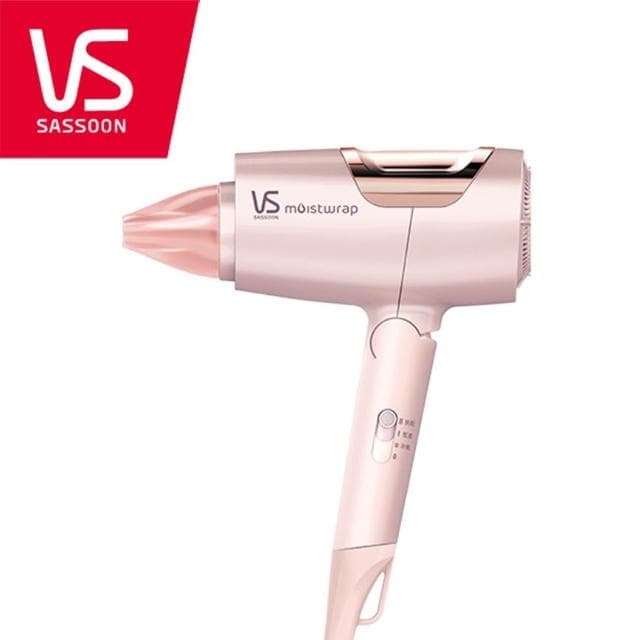 【VS 沙宣】英國 VS 沙宣 等離子水膜雙電壓摺疊吹風機-櫻花粉VSP-1200PW