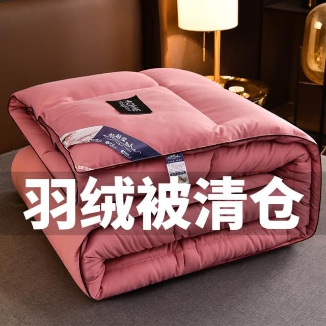 出口正品羽絨被95白鵝絨被子加厚保暖冬被單人雙人春秋被空調被芯