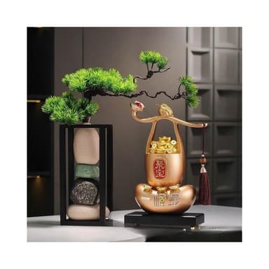 💚一桶金擺件 聚寶盆擺件 招財聚財 招財擺飾 客廳裝飾品 擺飾 玄關擺件 電視櫃擺件 辦公室裝飾品  開業送禮 入厝禮物