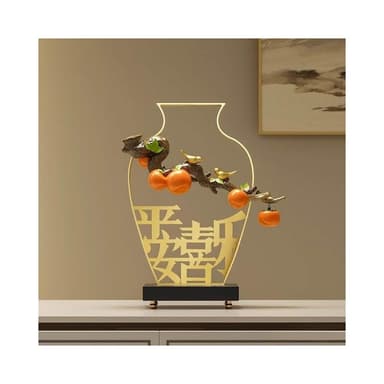 招財擺件 居家裝飾 開業禮品 喬遷禮物  招財擺飾 入厝禮物 新中式平安喜樂客廳旺宅擺件玄關電視櫃酒櫃裝飾喬遷新居禮品禮