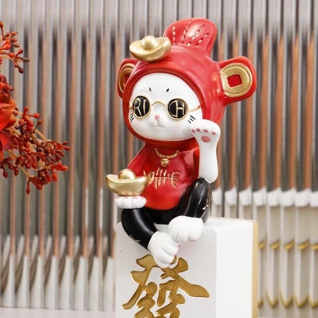 招財貓 招財擺件 客廳擺飾 招財擺飾 櫃檯擺飾 玄關擺飾 居家裝飾 開業 開幕 開店賀禮 喬遷 禮物