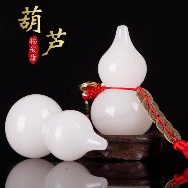 天然玉石葫蘆擺件 福祿納福保平安配銅五帝錢擺飾 葫蘆 葫蘆擺件 開業送禮 開店送禮 入厝禮物 傢居擺飾 客廳裝飾性工藝品