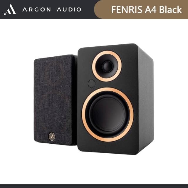【Argon Audio】【丹麥ARGON】FENRIS A4 主動式藍牙書架喇叭 全新台灣代理商 公司貨 黑色/白色