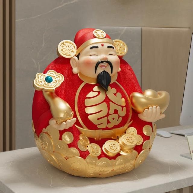 財神爺 撲滿 存錢筒 可存取 招財存錢筒 玄關擺飾 招財擺件 招財存錢筒 零錢筒 招財擺飾 喬遷 開店 禮物 賀禮