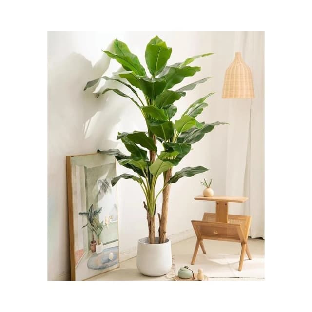 仿真綠植假盆栽裝飾室內大型仿真植物造景芭蕉葉客廳網紅落地式