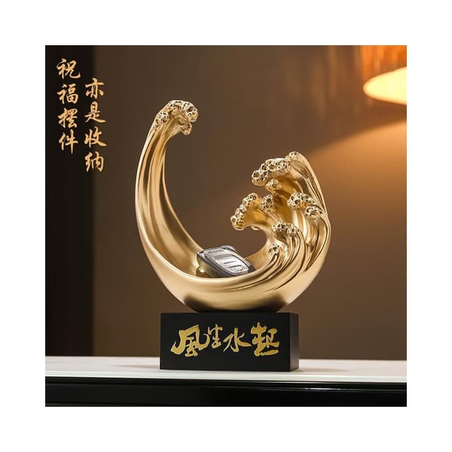 風生水起擺件 客廳招財裝飾 喬遷禮品 桌面裝飾 入宅擺件 入厝禮物 風水擺件