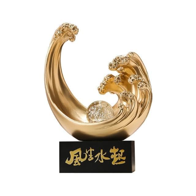 風生水起擺件 客廳招財裝飾 喬遷禮品 桌面裝飾 入宅擺件 入厝禮物 風水擺件