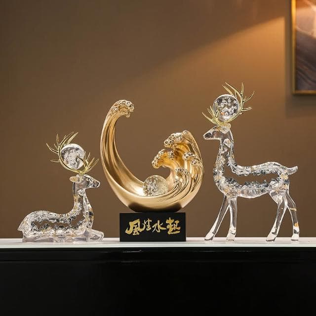 風生水起擺件 客廳招財裝飾 喬遷禮品 桌面裝飾 入宅擺件 入厝禮物 風水擺件