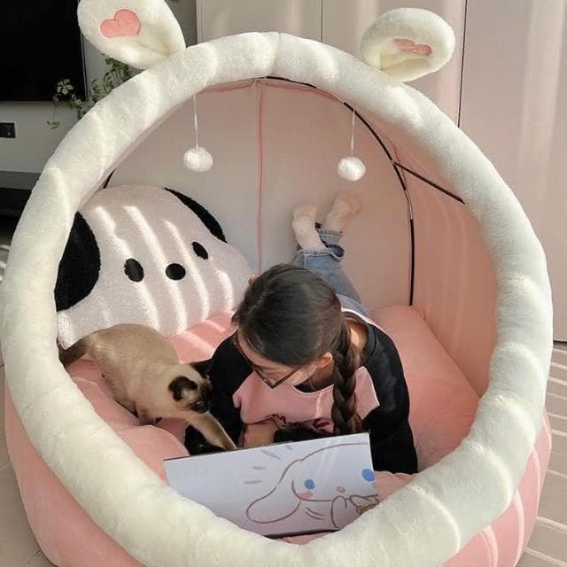 人類貓窩超大號沙發懶人女生睡覺小窩狗窩生日禮物毛絨